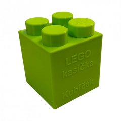 Kasička s motivem Lego kostky